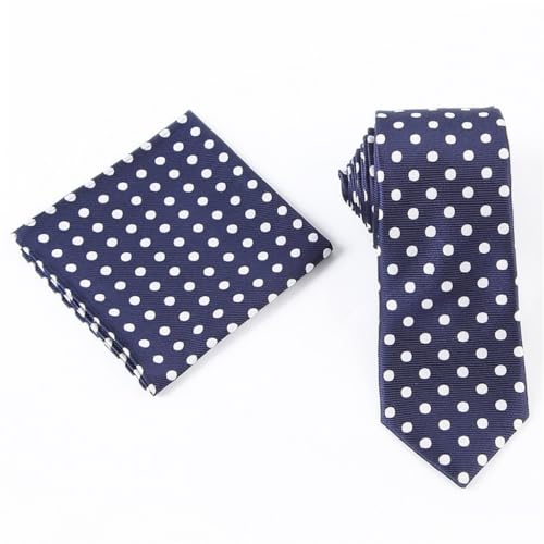 Corbata Formal para Hombre Azul de Hilo Teñido