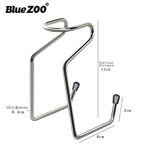 Andoer Conjunto de kit de barbear ZOO azul para escova de barbear úmida masculina Suporte suporte Su