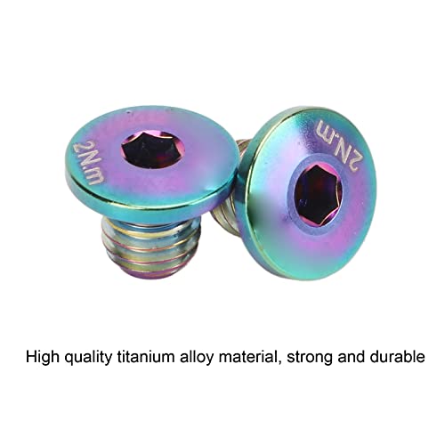 Bike Brake Lever Screws Titanium Alloy Integral Oil Cylinder Lid Bolts Bicycle Hydraulic Brake Bolt for M7000 M8000 M9000 M9020(Colorful) Bicycles and spare parts - Image 3