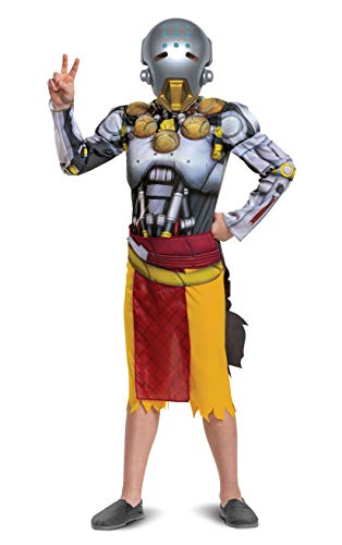 Disfraz Overwatch Zenyatta para niños, traje con músculos acolchados