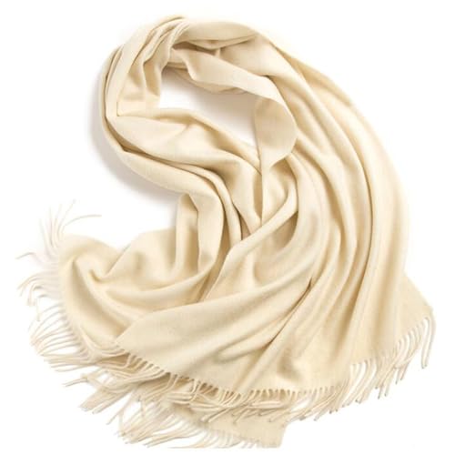 Novawo Wool Shawl Large Thick Pashmina Travel Scarf Winter Wraps for Women