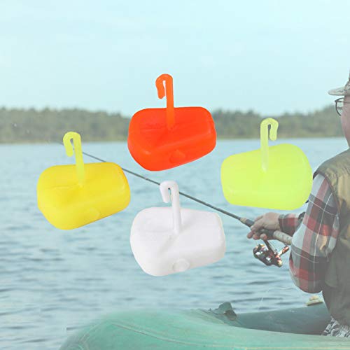 Equipamento de pesca para cabelo, 50 peças de equipamentos de pesca de carpa de plástico para pesca