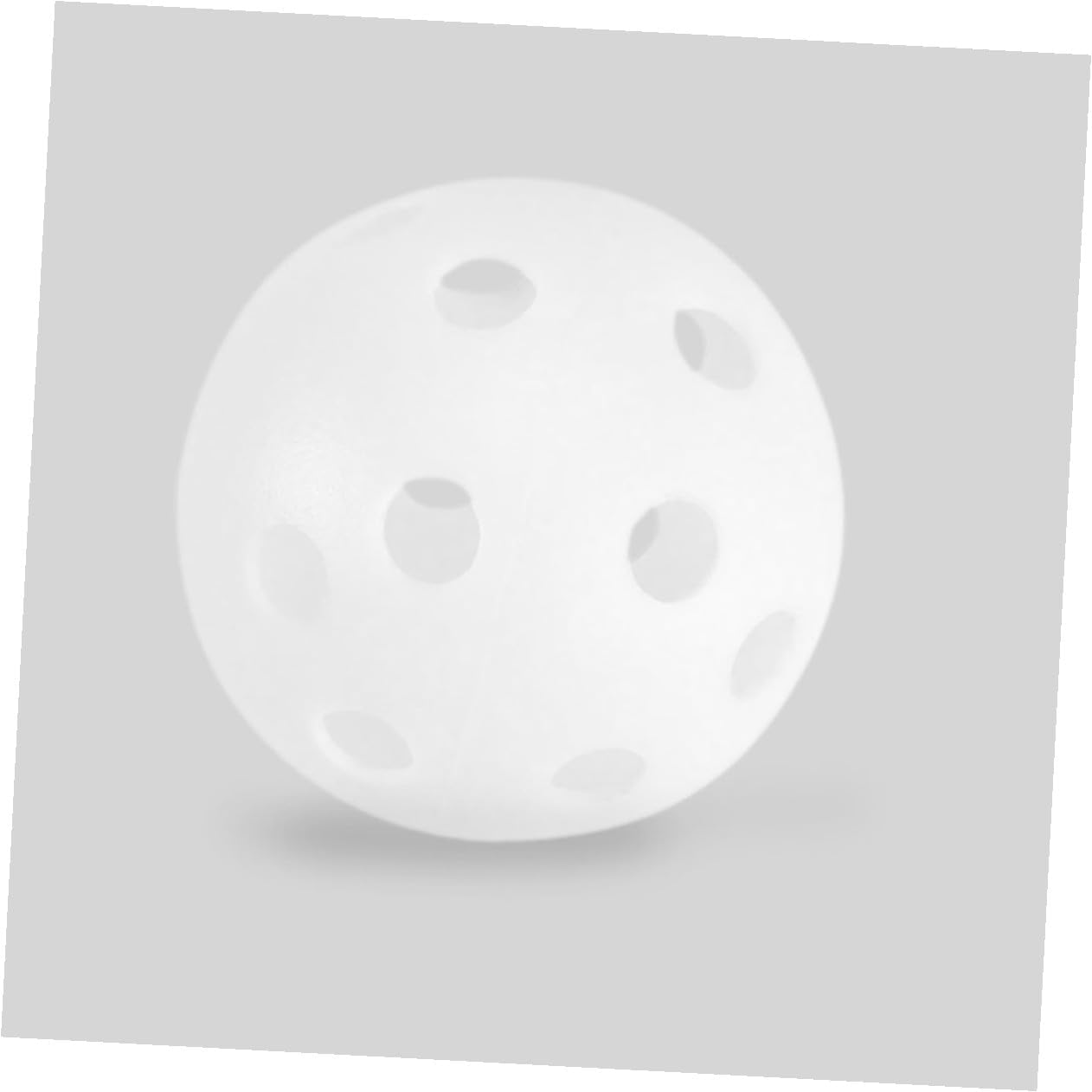 100pcs Plastic Golf Practice Balls 26-Hole Hollow Training Balls for Indoor Outdoor Golf Swing Exercise