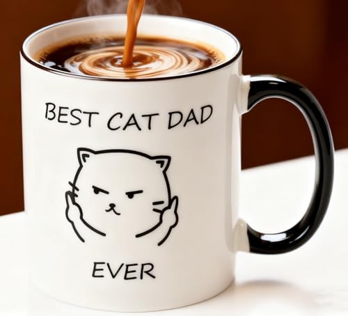 Cat Dad Best Ever 11oz Ceramic Mug