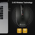 Type C Souris sans fil, AURTEC 2,4 GHz USB-C Mice sans fil pour ordinateur portable et plus USB-C Dispositifs