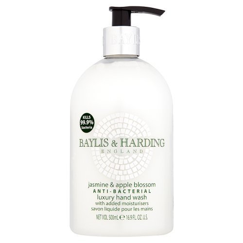 Holland Plastics Original BrandBaylis & Harding Luxury Anti-Bacterial Hand Wash 500ml - Jasmine & Apple Blossom