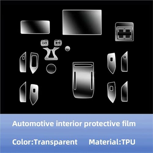 Protection navigation BYD Dolphin 2024 et film intérieur console TPU