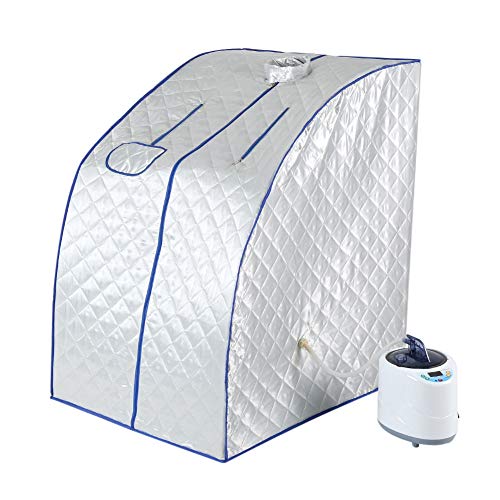 JULYKAI draagbare sauna Spa-machine, stoomsauna Home tent pannenmachine, gewichtsverlies therapie - 2 l Us-stekker