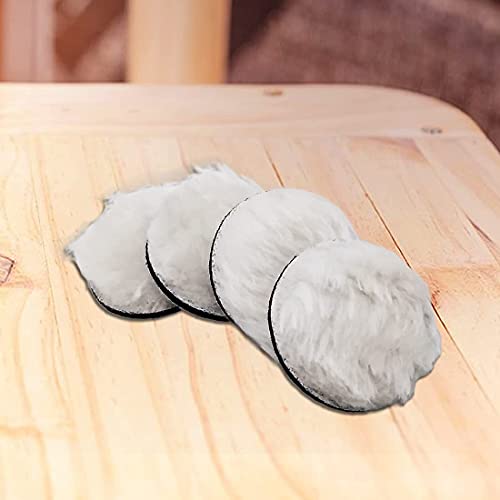 Image of DIY Crafts Felt Fur Wool Pad Only 1-7 inchinch For Waxing Buffing Polishing Sponge Car Polisher Car Polishing Woolen Buffer, Wax Applicator, Cone Grinding Head Car Bike (10 Pcs, 1 inch inch Fur Wool Pad Only)