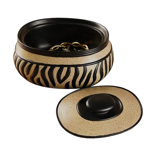 Jewelry Box | Zebra Print Trinket Storage Organizer | Resin Jewelry Container with Lid | for Women Girls Ladies Mothers Brides Collectors Fashion Lovers Wedding Gift Vanity Table, Travel Vacation