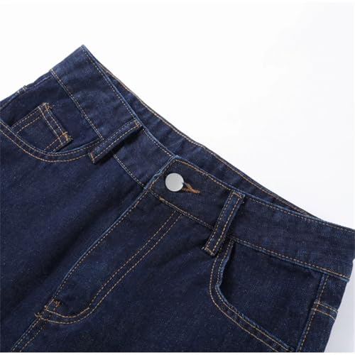 Women Denim Patchwork Long Sleeve Single Breasted Mini Outfits Coat2