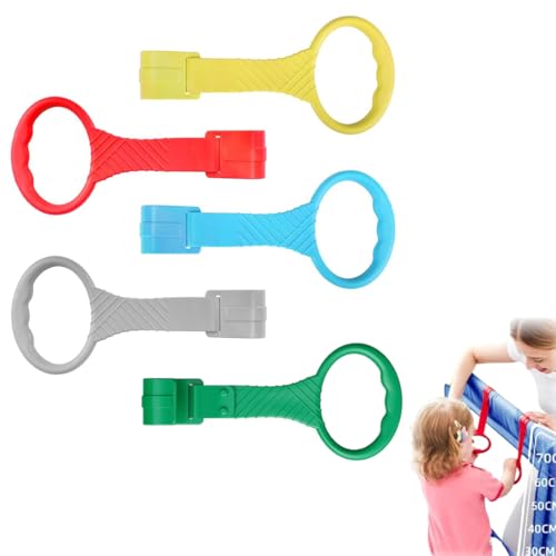 XOXVURI 5 Piezas Anillas Parque Bebe Anillas Para Cunas Y Parques Anillos De Mano Desmontables Con Borde Suave Ayuda A Su Bebe A Ponerse De Pie Facilmente