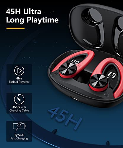 Auriculares-Inalambricos-Deportivos-MPWHYL-Auriculares-Bluetooth-53-con-Microfonos-Bass-Potentes-45-Horas-de-Reproduccion-IPX7-Impermeable-Auriculares-Bluetooth-Deportivos-con-Pantalla-LED