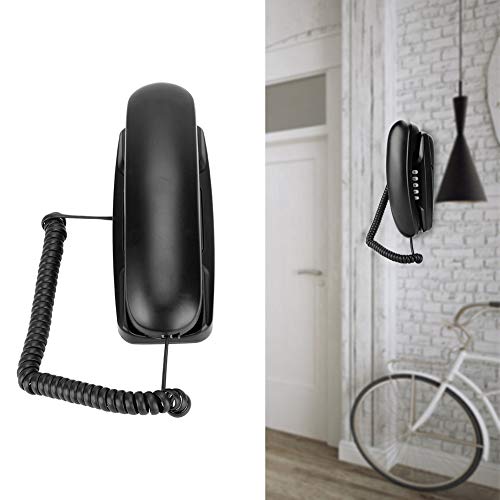 Teléfono Fijo de Pared y Escritorio con Volumen Negro miniatura 7
