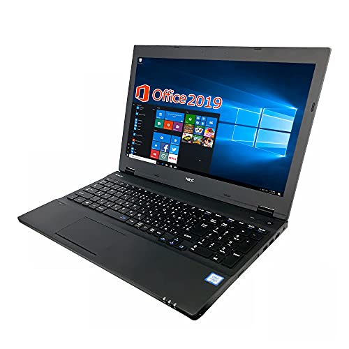 NEC ノートPC VK23/MS Office 2019/Win 10/15.6型/10キー/Core i5-6200U/HDMI/WIFI/Bluetooth/DVD/8GB/512GB SSD (整備済み品)