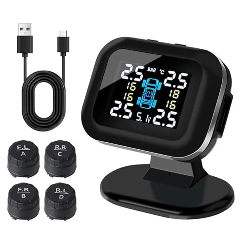 Atumy TPMS Reifendruckkontrollsystem mit USB-Display