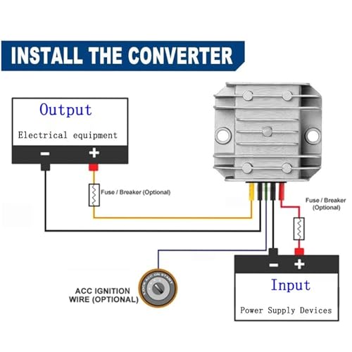 Transformateur 12V 24V vers 6V avec courant stable de 10A