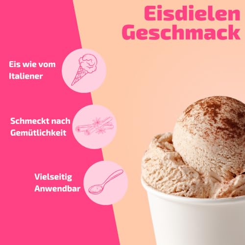 Cinnamon-Eispaste für selbstgemachtes aromatisches Eis │ MEGA GESCHMACK │ Auch super lecker in Desserts, Getränke, Kuchen und vielem mehr │ Inhalt 250 g – Bild 3