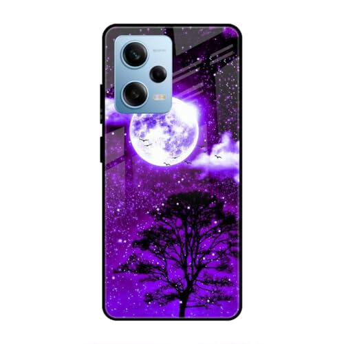 Image of SmashItUp Moon | Sky | Universe Designer Printed TPU Metal Case Mobile Back Cover for Redmi Note 12 Pro 5G