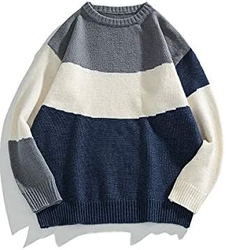 Amazon Yxqc セーター メンズ セーター 厚手 クルーネック グラデーション ニットセーター 暖かい カジュアル 大きめ 防寒セーター 春秋冬 036 セーター 通販