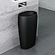 Mai & Mai Design Standwaschbecken freistehend Col32 in Schwarz, aus Mineralguss, Waschtisch, Standwaschbecken