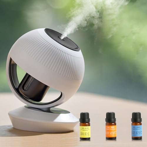 Petite boule blanche pour aromathérapie et diffuseur de voiture