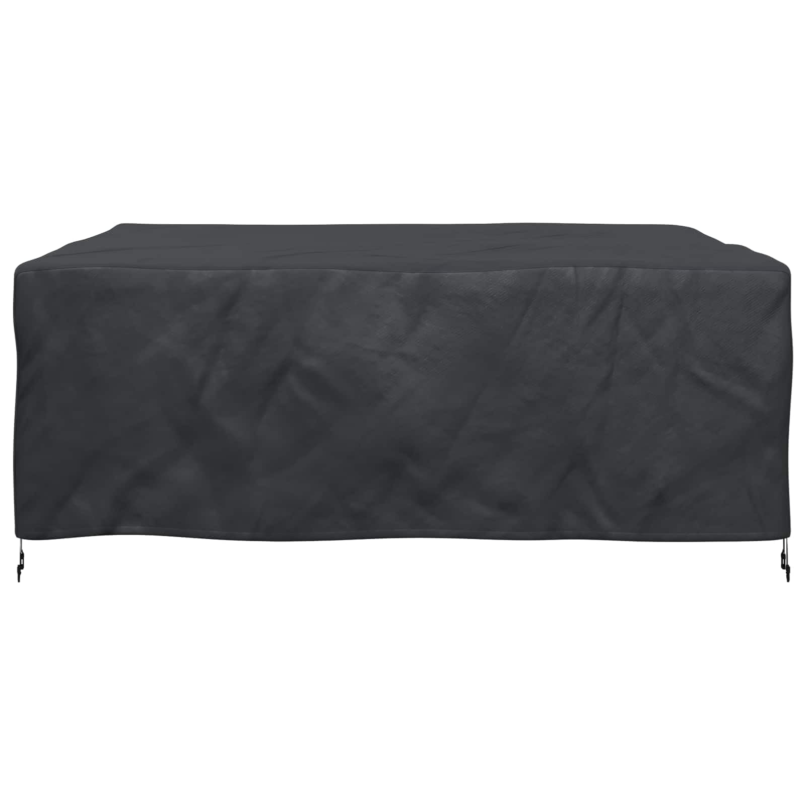 Funda para muebles de jardín, color negro, 420D, impermeable, 200 x 190 x 85 cm, para muebles de jardín, salón, sillón, mesa, banco, exterior, terraza, balcón, con protección UV y protección