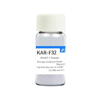 Metal Organic Frameworks MOFs KAUST-7 Grey-Purple Powder KAR-F32 1000-5000nm Ideal for adsorption, Gas Storage, Separation, and Catalysis CAS 1973399-07-3 10 Grams