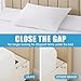 MEGCXIT King Bed Wedge Pillow for Headboard, Bed Gap Filler, Triangle Pillow Wedge for Headboard Gap, Bolster Pillows for Beds, Anti-Slip Mattress Wedge Gap Filler, 76