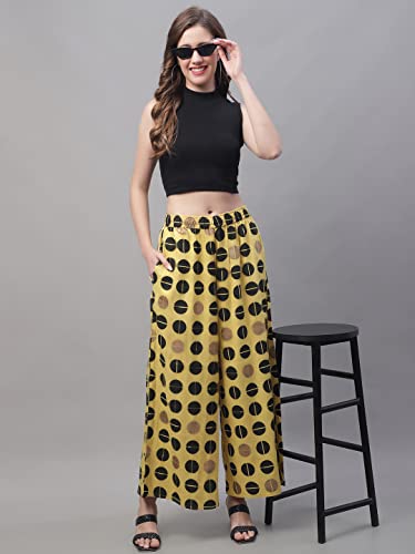 Image of Pistaa's Women's Regular Fit High Rise Palazzo