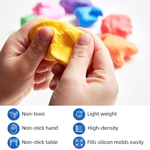 Image of Moldable Cosplay Foam Clay Yellow Colors (300g) - High Density and Quality for Intricate Designs | Air Dries to Perfection for Cutting with a Knife or Rotary Tool, Sanding or Shaping