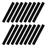 Cabilock 16 Piezas Insertos Ajustables para Organizadores de Joyas en Esponja Negra Revestimiento de Tela, Divisores Aplicables para Cajas y Bandejas de Joyería