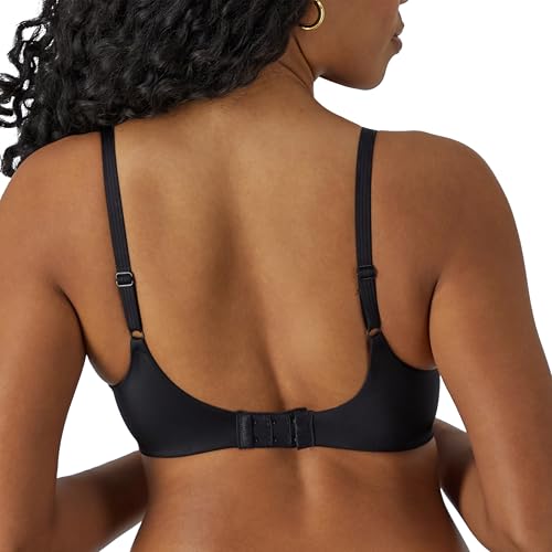 Bali Womens One Smooth U Underwire Bra, Smoothing & Concealing Full-coverage Df3w11 Bras, Black, 36D US3