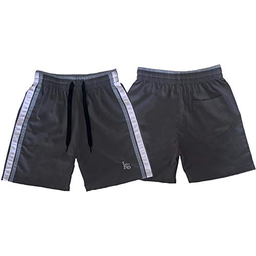 Bermuda Infantil Esporte KS Tactel Cós de Elástico 0307 COR:AZUL MARINHO;Tamanho:14