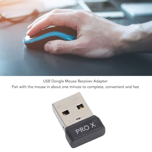 FOSA Wireless Mouse Receiver Replacement | USB Dongle Adapter for Gaming Mouse | Quick Pairing | Compact Design with Storage Case | Plug & Play | Universal Compatibility
