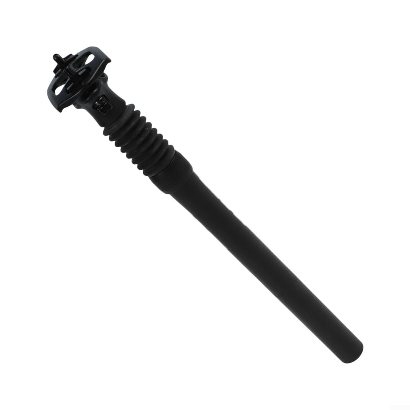 Reggisella ammortizzante per bicicletta, in lega di alluminio, per mountain bike, ciclismo su strada, lunghezza 350 mm, rimbalzo regolabile 25,4-34,9 mm