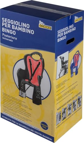 ON BIKE Bingo seggiolino posteriore universale bici per trasporto bambini - 9