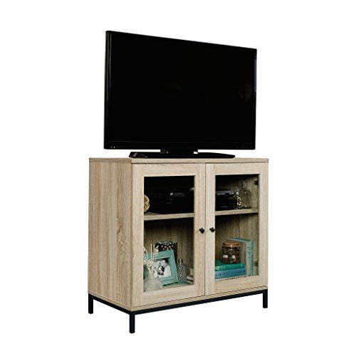 Sauder 420035 North Avenue Display Cabinet, For Tvs Up To 32", Charter Oak Finish & Sauder North Avenue Coffee Table, Charter Oak Finish #TOP3