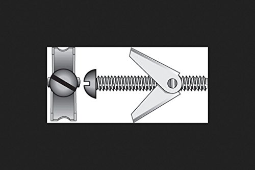 Hillman 1/8 in. Dia. x 4 in. L Round Steel Toggle Bolt 2 pk