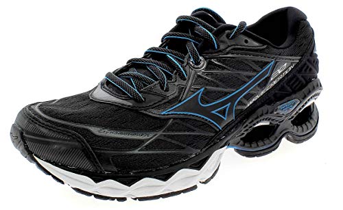 Mizuno Wave Creation 20 Zapatillas De Running, Hombre, Negro Black Black Blue Jewel 09 , 45 Eu