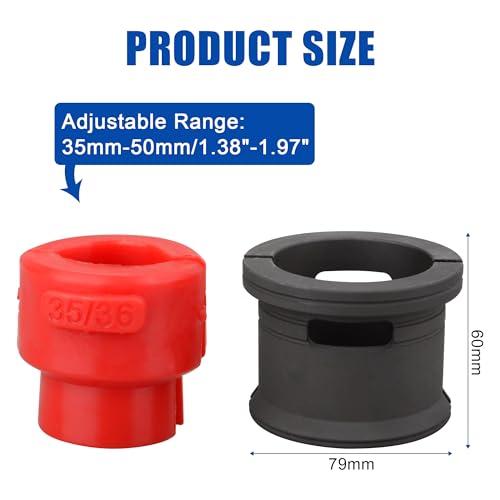Image of DAYUAN 35mm-50mm Adjustable Fork Seal Driver Tool Set | Motorcycle Fork Seal Installer，Fits 35-50mm Fork Tubes，Split Design，Carbon Steel，For Conventional & Inverted Forks