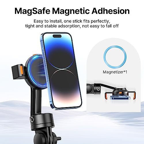 مراجعة ULANZI SK-05: ترايبود مغناطيسي متوافق مع MagSafe وعصا سيلفي ممتدة مع ريموت لاسلكي لهواتف iPhone 14/13/12 وكل الهواتف - الصورة 2