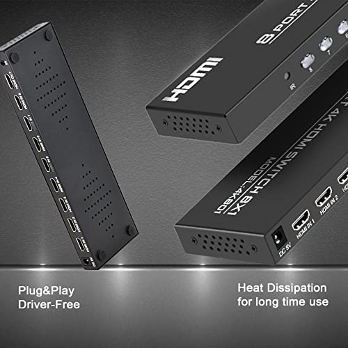 Conmutador HDMI KAGO para conectar tu PS4 Xbox y PC al proyector del salón 6