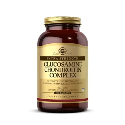 Solgar Extra Strength Glucosamine Chondroitin Complex - 150 Tablets - Supports Healthy Joints & Comfortable Movement - Non-GMO, Gluten Free, Dairy Free - 50 Servings - image 1