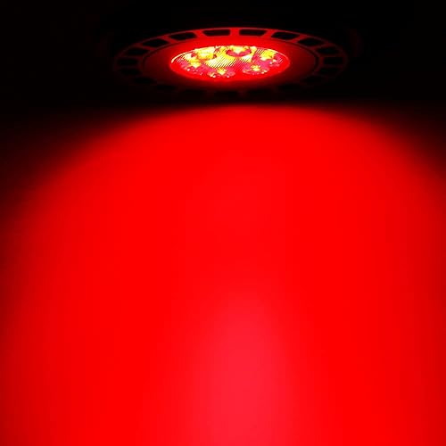 Miniatura 6 de PAR36 Bombilla LED, focos de paisaje de bajo voltaje 12 V, 10 W, color rojo, resistente al agua, para paisaje, luces de pozo, asta de bandera,