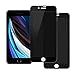 Privacy Screen Protector for Apple iPhone 7, iPhone 8 (4.7 Inch)，Anti-Spy Tempered Glass Film，2Pack