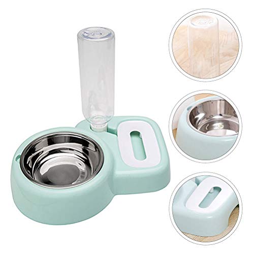 TEHAUX Comedouro para cães gato Comedouro de água Dispensador de água para animais de estimação Come