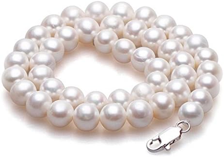 CHPEL Near Round Freshwater Pearl Necklace 8-9mm AA Quality