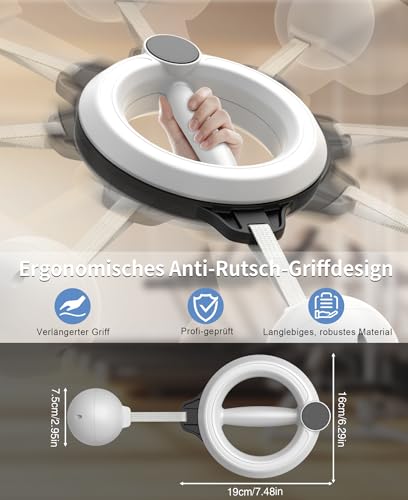 TINRIEF Armtraining Handgelenktrainer 360°-Handkurbel-Unterarmtrainer, Brusttrainer, Fitnessgerät für das Training der Schultern und der Armmuskulatur, Heimtrainingsgerät und Fitnessstudio-Workouts