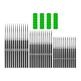 ECMQS Confezione da 36 porzioni di materiali Indicatori toner a punta fine contro la fatica, eccellente per libri di pittura per adulti e artigianato matite da disegno con punta in poliammide per
